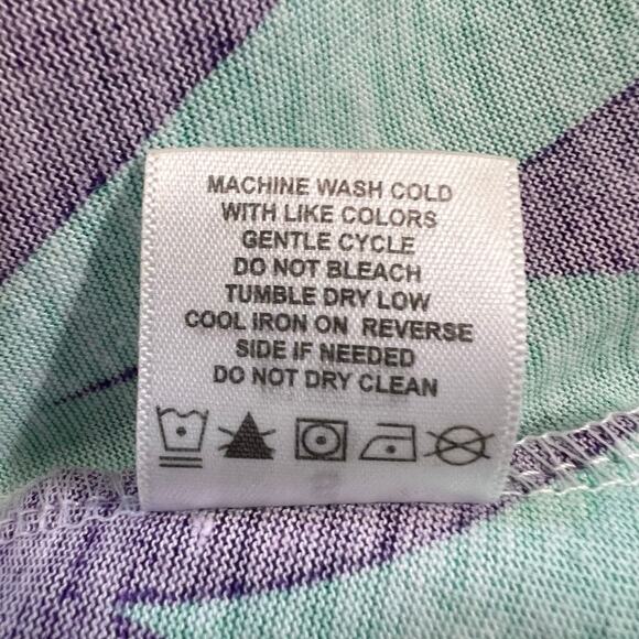 Cherrystix Girls Maxi Sleeveless Sundress Teal Purple Geo Print Small 7 8 - Picture 7 of 7